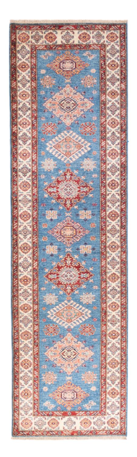 Kazak Teppich 85x299cm - Orientteppich - blau
