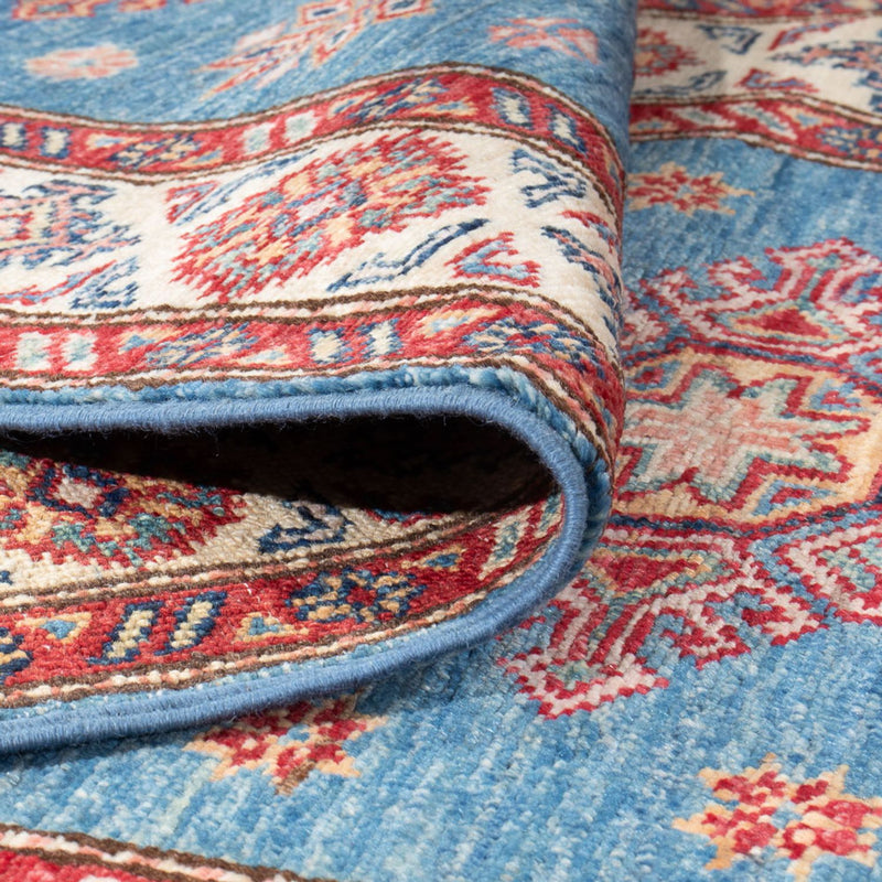 Kazak Teppich 85x299cm - Orientteppich - blau