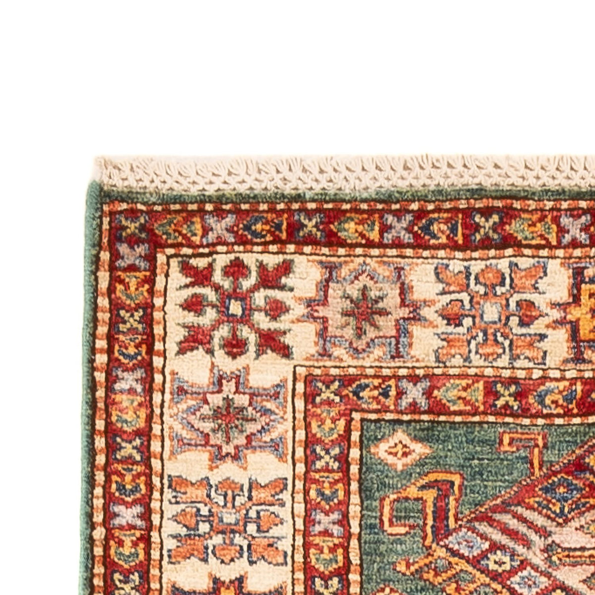 Kazak Teppich 81x298cm - Orientteppich - grün