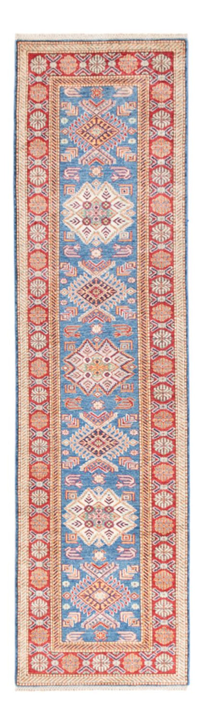 Kazak Teppich 80x302cm - Orientteppich - blau