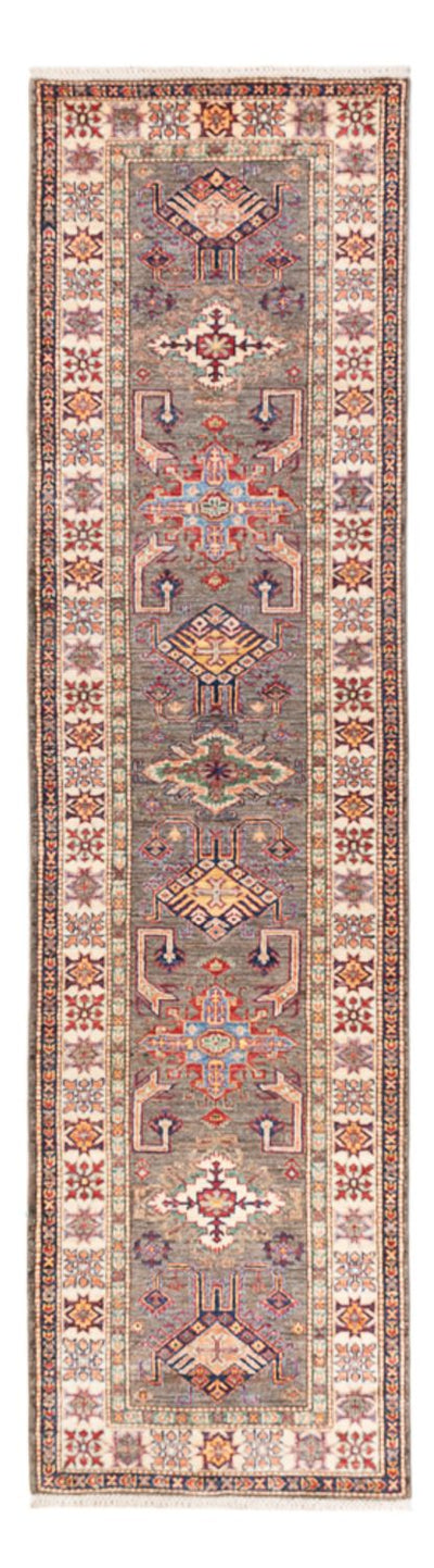 Kazak Teppich 80x308cm - Orientteppich - dunkelbeige