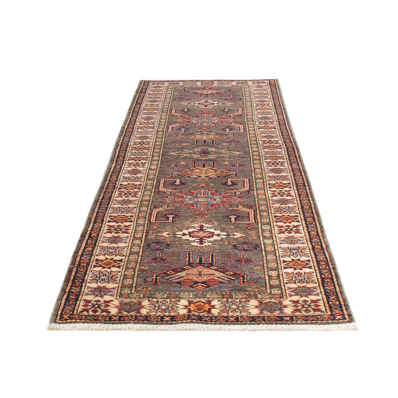 Kazak Teppich 80x308cm - Orientteppich - dunkelbeige