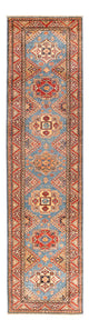 Kazak Teppich 75x312cm - Orientteppich - türkis