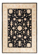 Ziegler Teppich 168x242cm - Orientteppich - schwarz