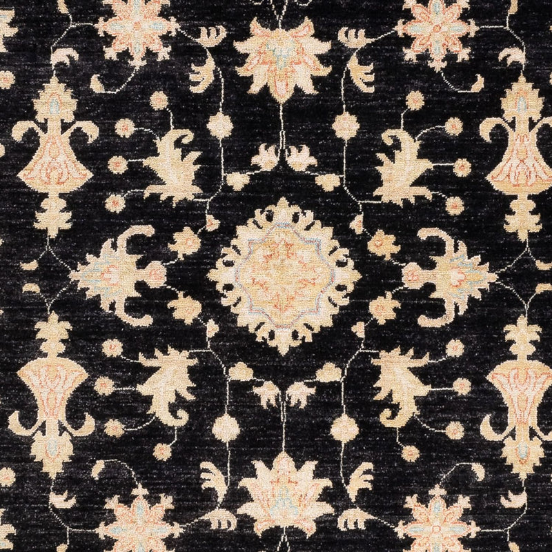 Ziegler Teppich 168x242cm - Orientteppich - schwarz