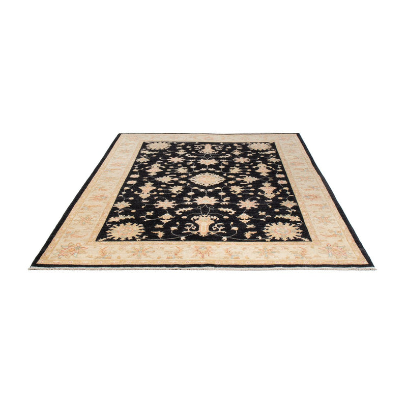 Ziegler Teppich 168x242cm - Orientteppich - schwarz