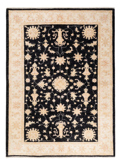 Ziegler Teppich 175x243cm - Orientteppich - schwarz