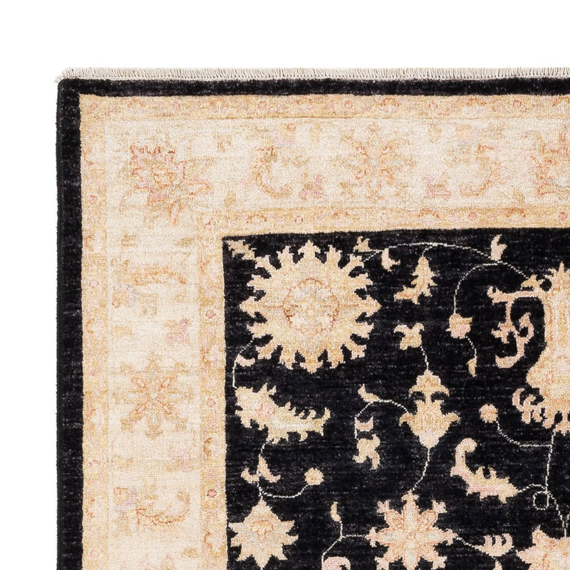 Ziegler Teppich 175x243cm - Orientteppich - schwarz