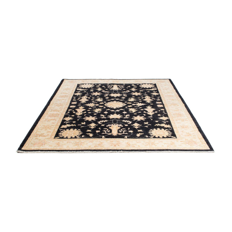 Ziegler Teppich 175x243cm - Orientteppich - schwarz
