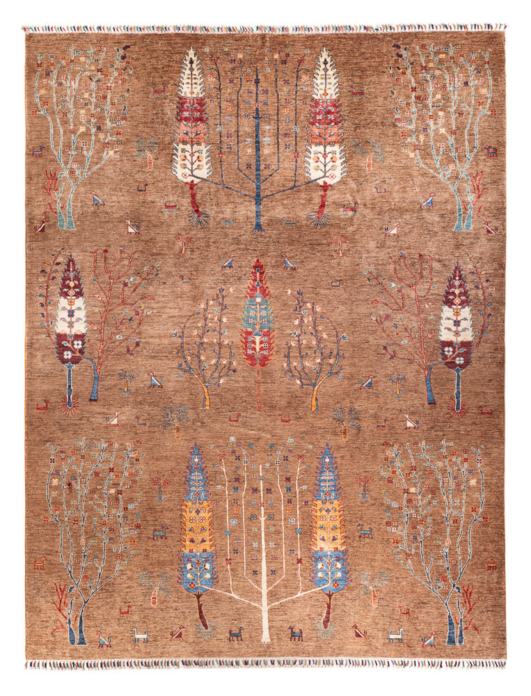 Ariana Teppich 238x314cm - Orientteppich - dunkelbeige