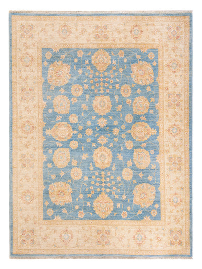 Ziegler Teppich 150x205cm - Orientteppich - hellblau
