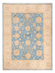 Ziegler Teppich 150x205cm - Orientteppich - hellblau