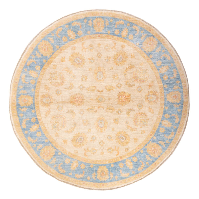 Ziegler Teppich rund  - 194 x 199 cm - beige