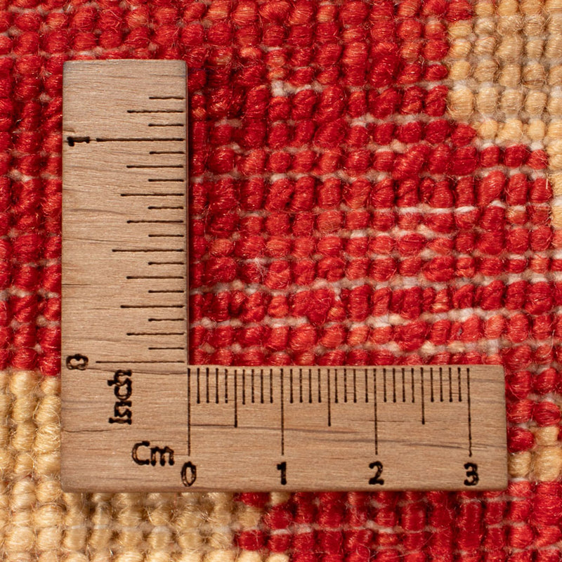 Ziegler Teppich rund  - 194 x 200 cm - rot