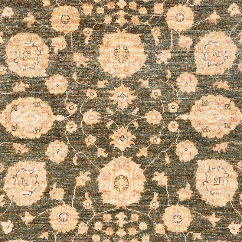 Ziegler Teppich 154x198cm - Orientteppich - olivgrün