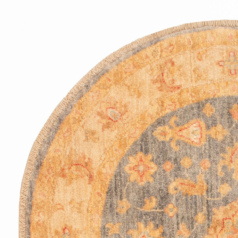 Ziegler Teppich 97x101cm - Orientteppich - hellbeige