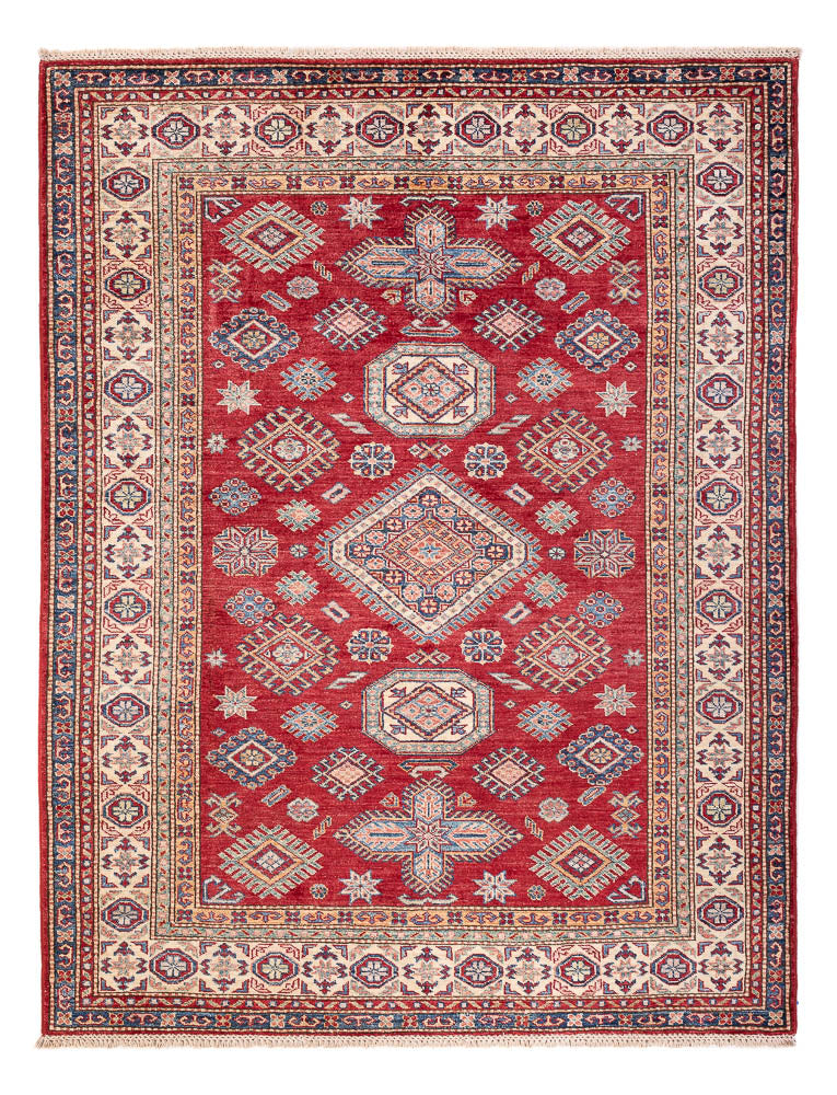 Kazak Teppich 148x192cm - Orientteppich - rot