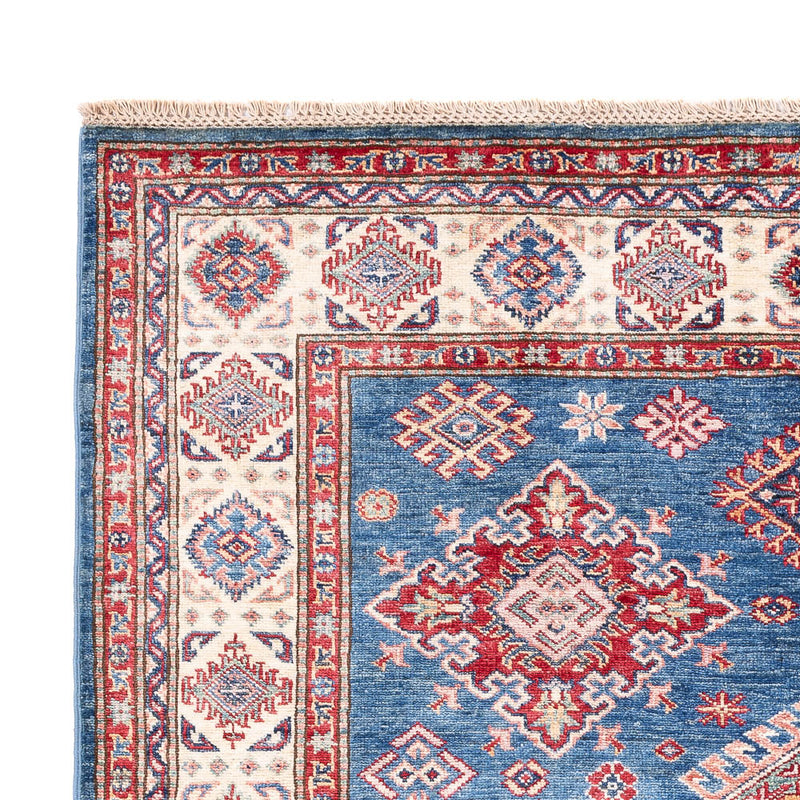 Kazak Teppich 150x204cm - Orientteppich - blau