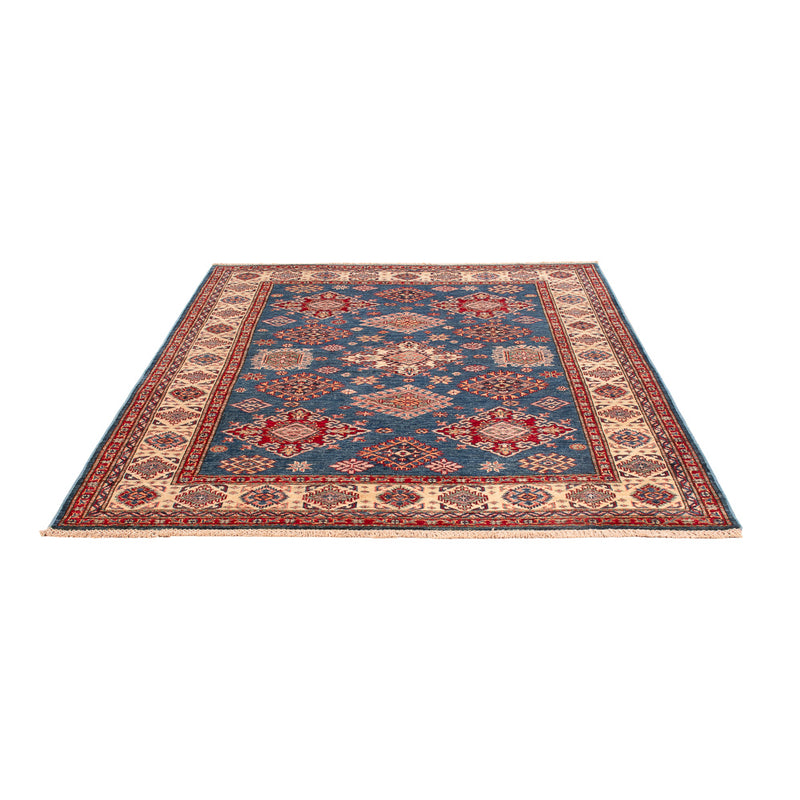 Kazak Teppich 150x204cm - Orientteppich - blau
