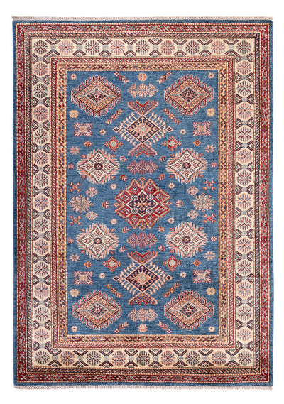 Kazak Teppich 147x210cm - Orientteppich - blau