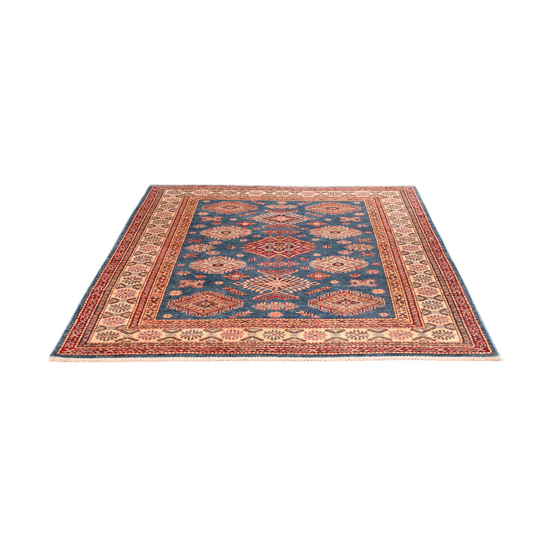 Kazak Teppich 147x210cm - Orientteppich - blau