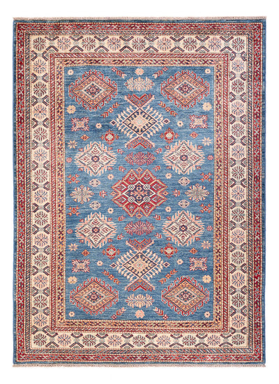 Kazak Teppich 149x202cm - Orientteppich - blau