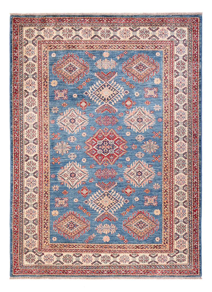 Kazak Teppich 149x202cm - Orientteppich - blau