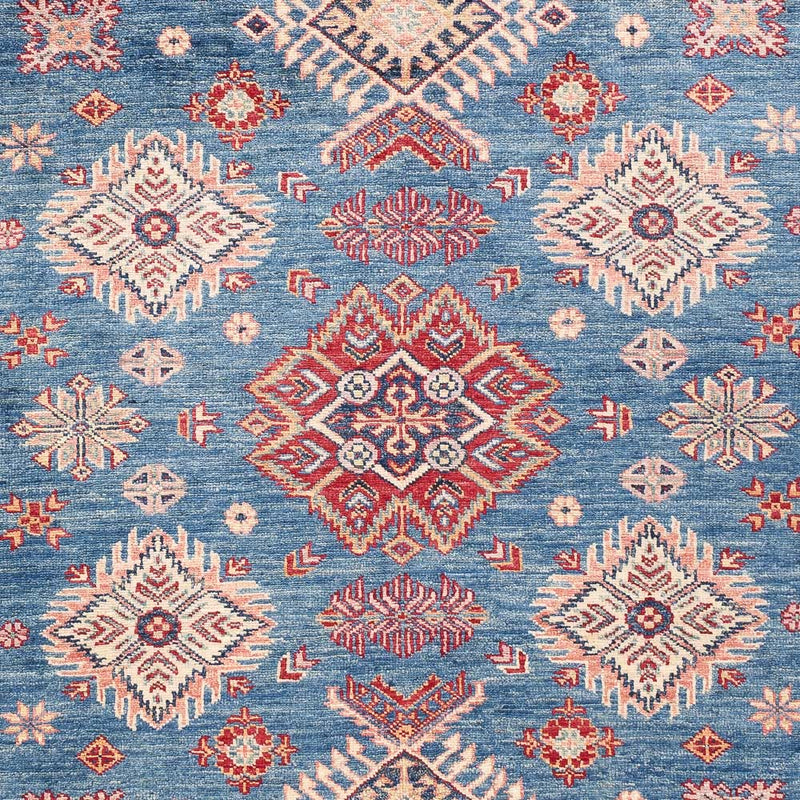 Kazak Teppich 149x202cm - Orientteppich - blau