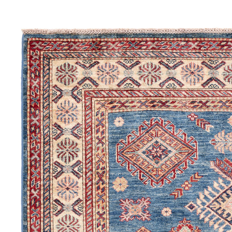 Kazak Teppich 149x202cm - Orientteppich - blau