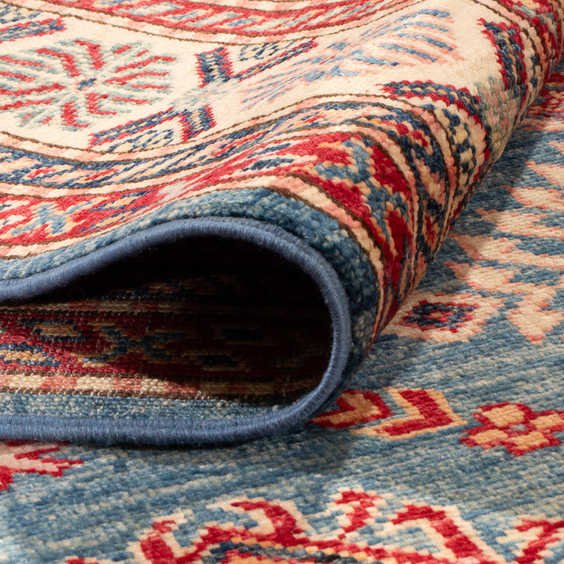 Kazak Teppich 149x202cm - Orientteppich - blau