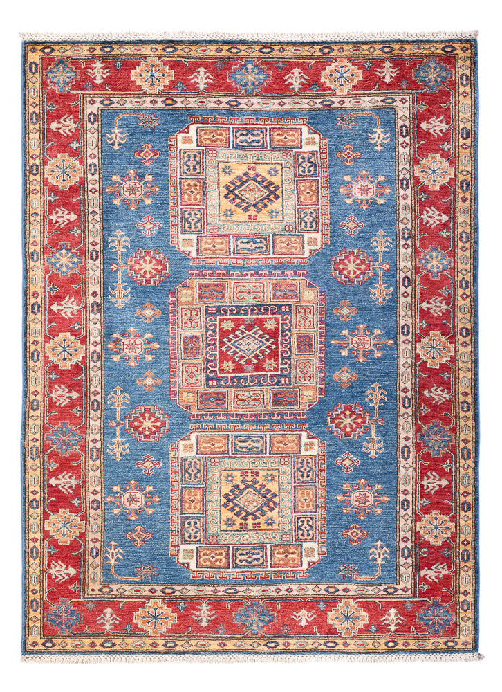 Kazak Teppich 148x205cm - Orientteppich - blau