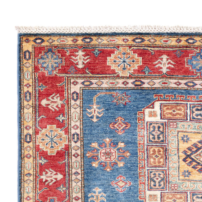 Kazak Teppich 148x205cm - Orientteppich - blau