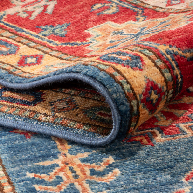 Kazak Teppich 148x205cm - Orientteppich - blau