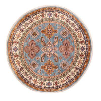 Kazak Teppich 147x148cm - Orientteppich - blau