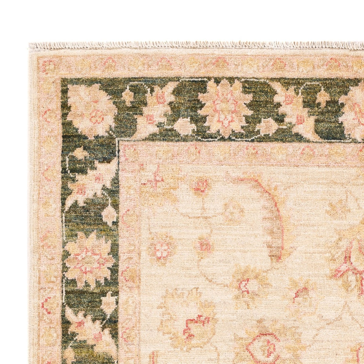 Ziegler Teppich 125x182cm - Orientteppich - naturweiß