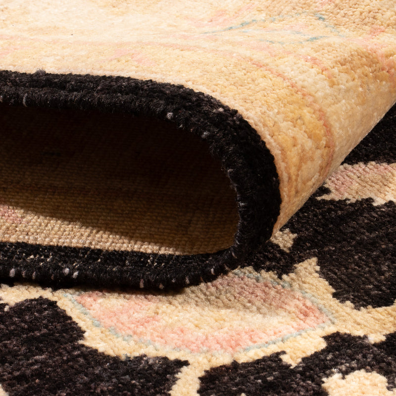 Ziegler Teppich 124x178cm - Orientteppich - schwarz