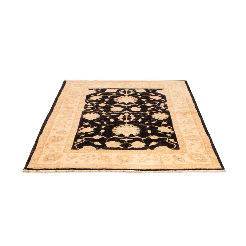 Ziegler Teppich 124x178cm - Orientteppich - schwarz