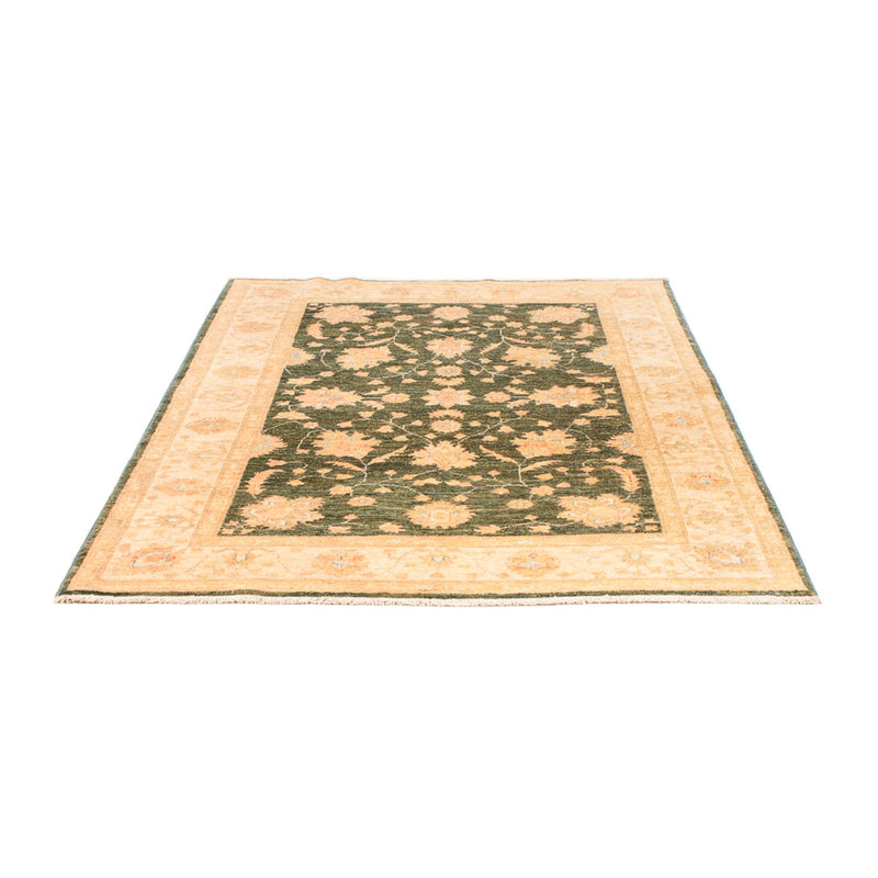 Ziegler Teppich 125x175cm - Orientteppich - olivgrün