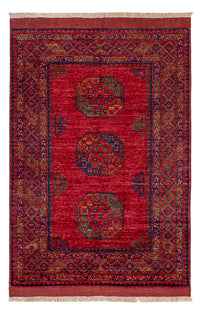 Afghan Teppich 122x182cm - Orientteppich - rot – product image