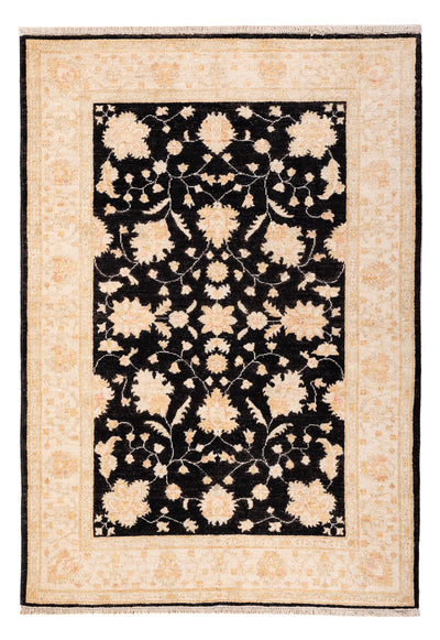 Ziegler Teppich 118x175cm - Orientteppich - schwarz