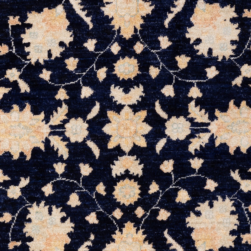 Ziegler Teppich 120x174cm - Orientteppich - schwarz