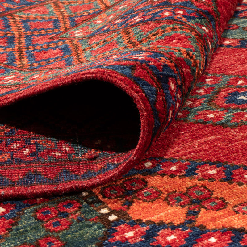 Afghan Teppich - Kunduz - 207 x 297 cm - rot