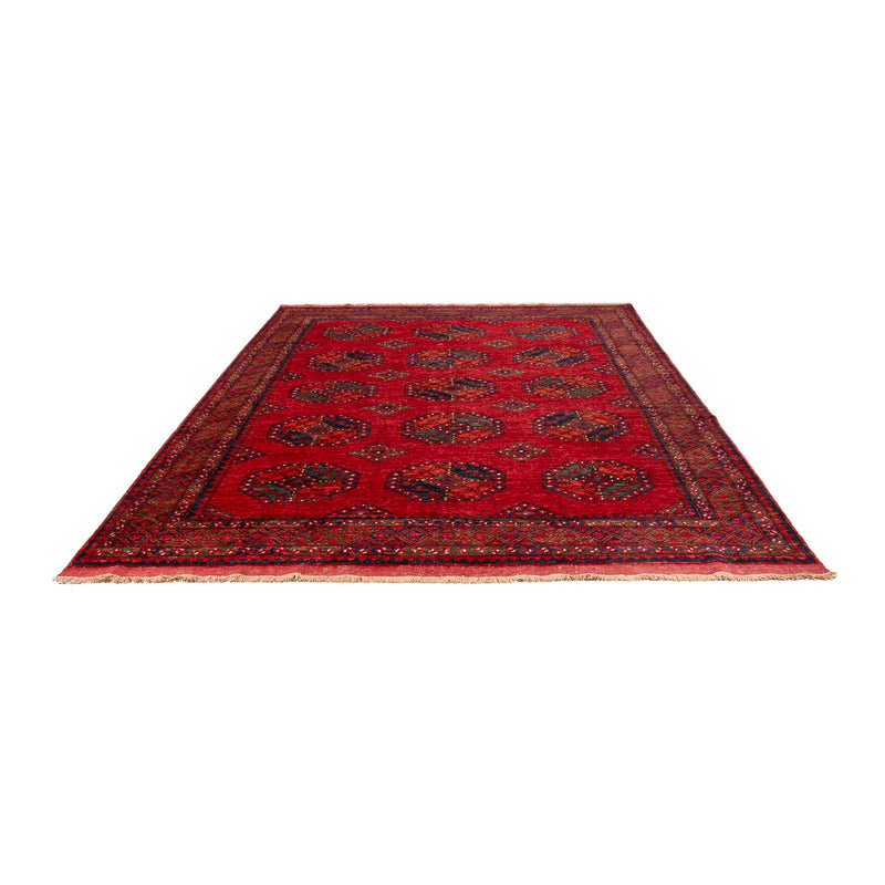 Afghan Teppich - Kunduz - 207 x 297 cm - rot