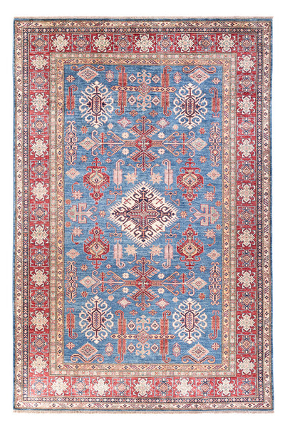 Kazak Teppich 201x301cm - Orientteppich - blau