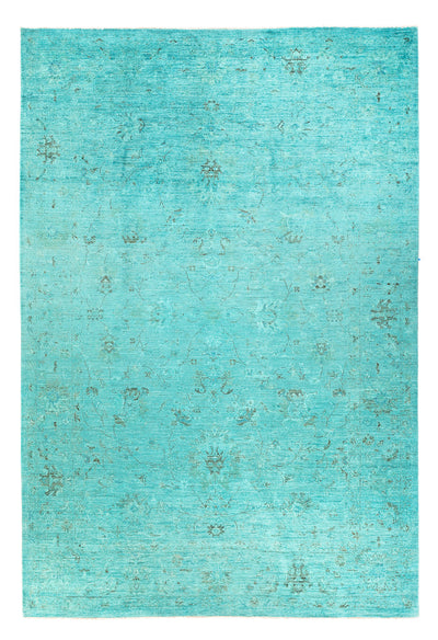 Ziegler Modern Teppich 201x293cm - Orientteppich - türkis