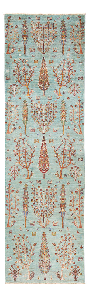 Ariana Teppich 86x301cm - Orientteppich - hellgrün