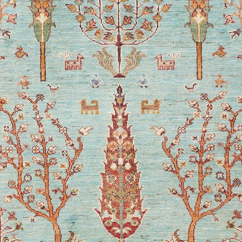 Ariana Teppich 86x301cm - Orientteppich - hellgrün