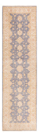 Ziegler Teppich 81x293cm - Orientteppich - petrolblau