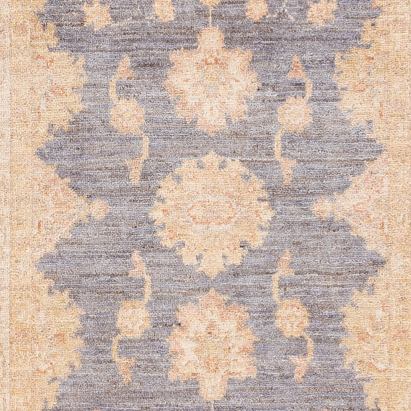 Ziegler Teppich 81x293cm - Orientteppich - petrolblau
