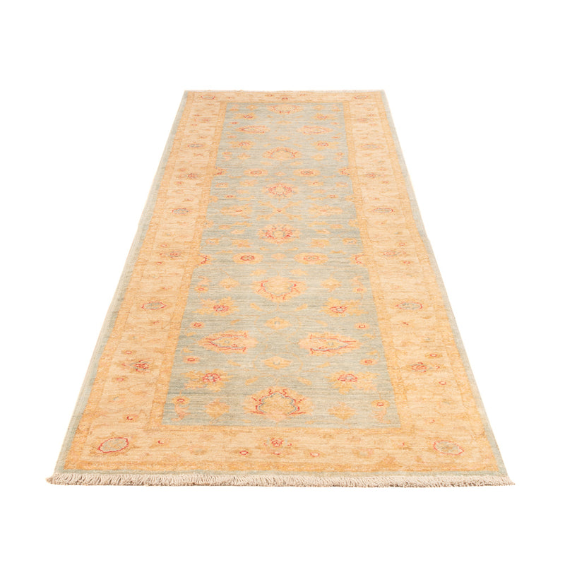 Ziegler Teppich 80x298cm - Orientteppich - hellblau